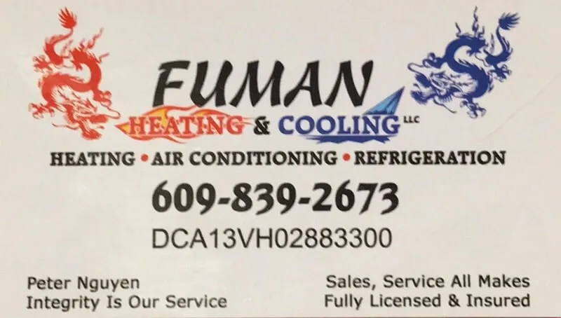 Slide of Fuman Heating & Cooling