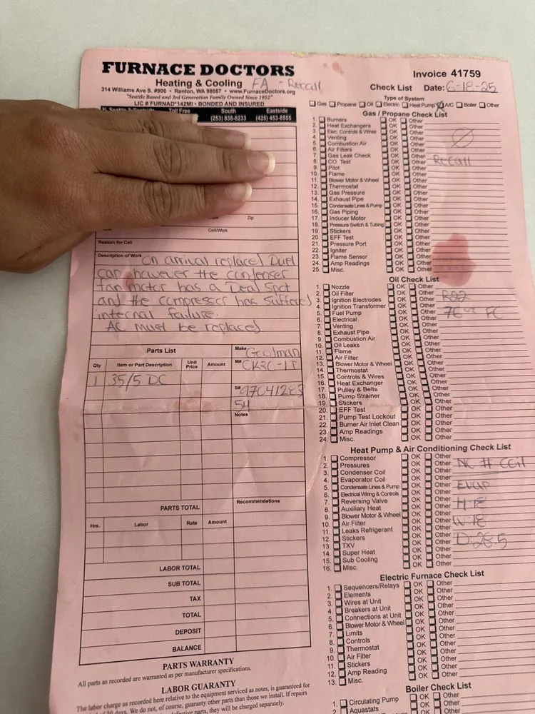 Slide of Furnace Doctors