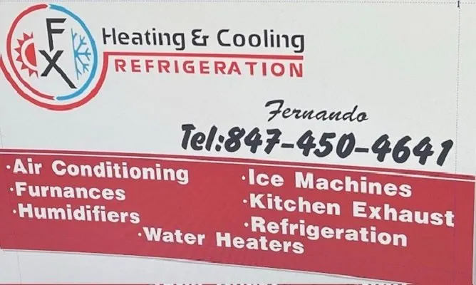 Slide of FX Heating Cooling & Refrigeration