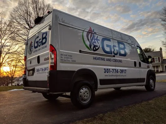 G & B Heating And Cooling Logo