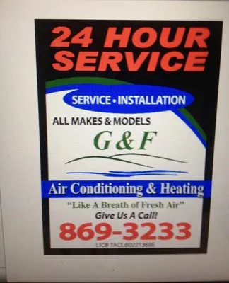 G & F Air Condition & Heating Logo