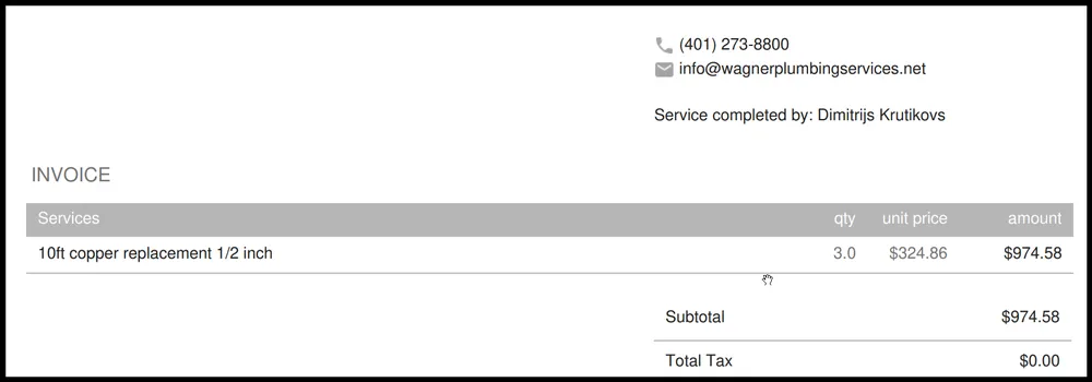 Slide of G W Wagner Plumbing & Heating