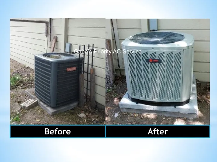 Slide of Gabe's Priority AC Service