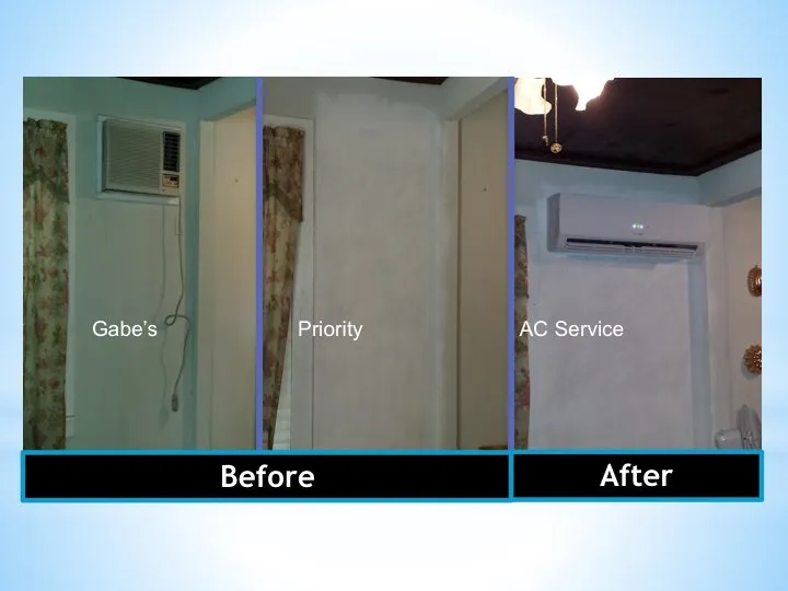 Slide of Gabe's Priority AC Service