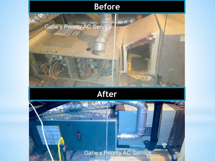 Slide of Gabe's Priority AC Service