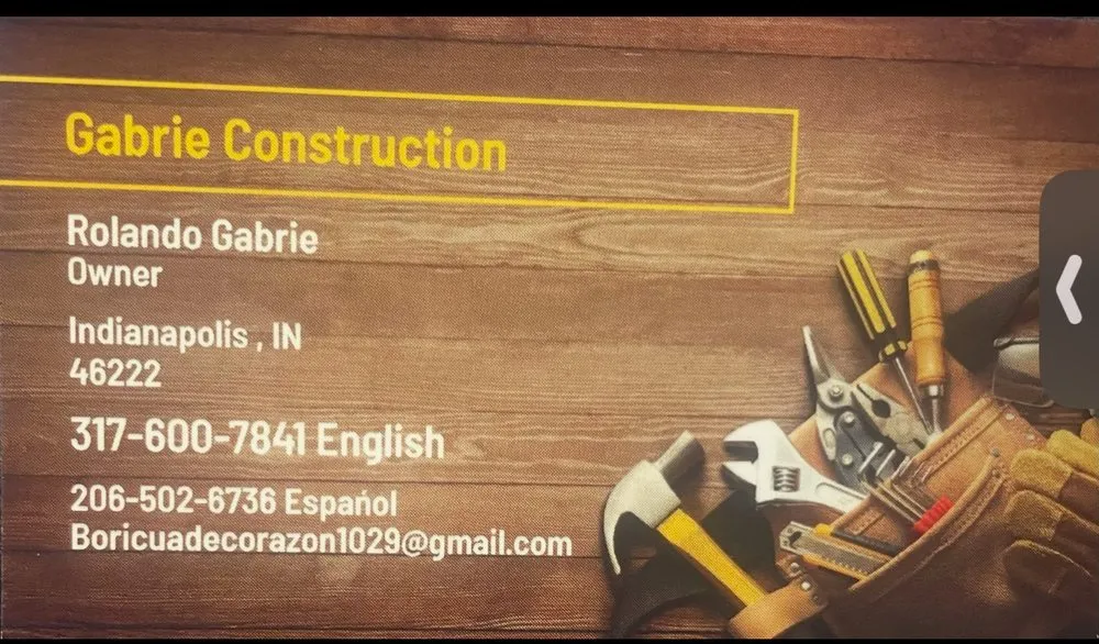 Slide of Gabrie Construction