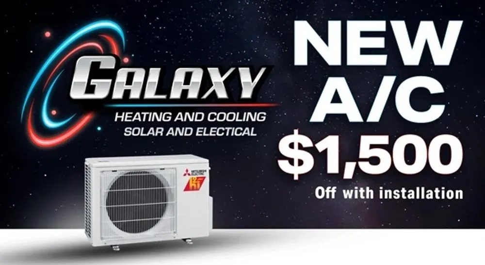 Slide of Galaxy Heating & Air Conditioning, Solar, Electrical