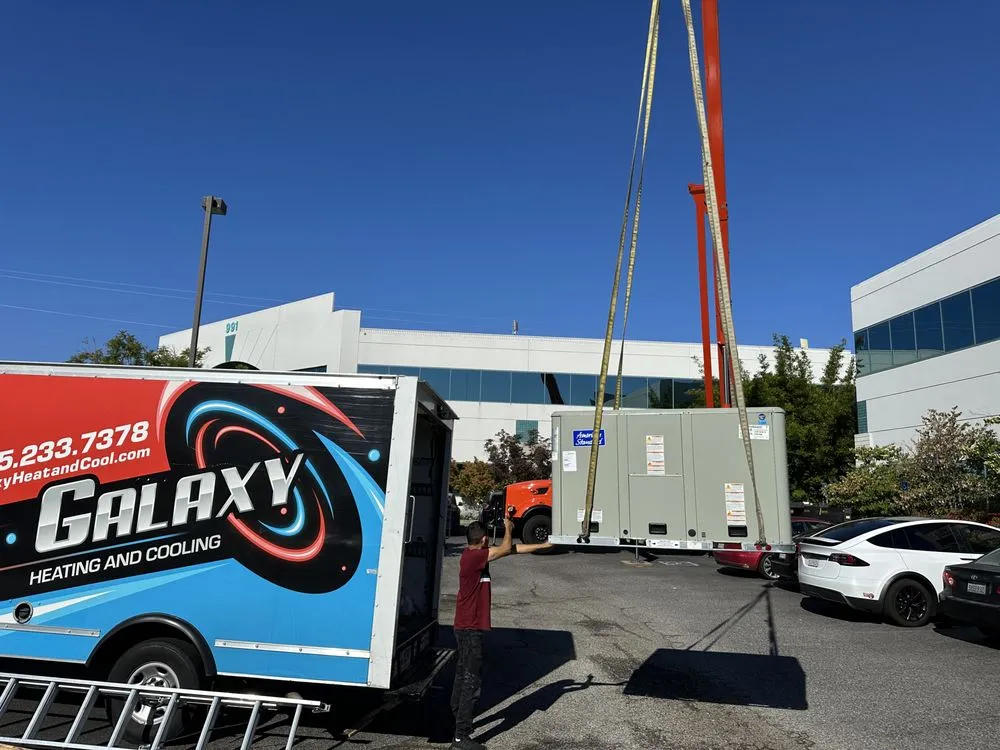 Slide of Galaxy Heating & Air Conditioning, Solar, Electrical