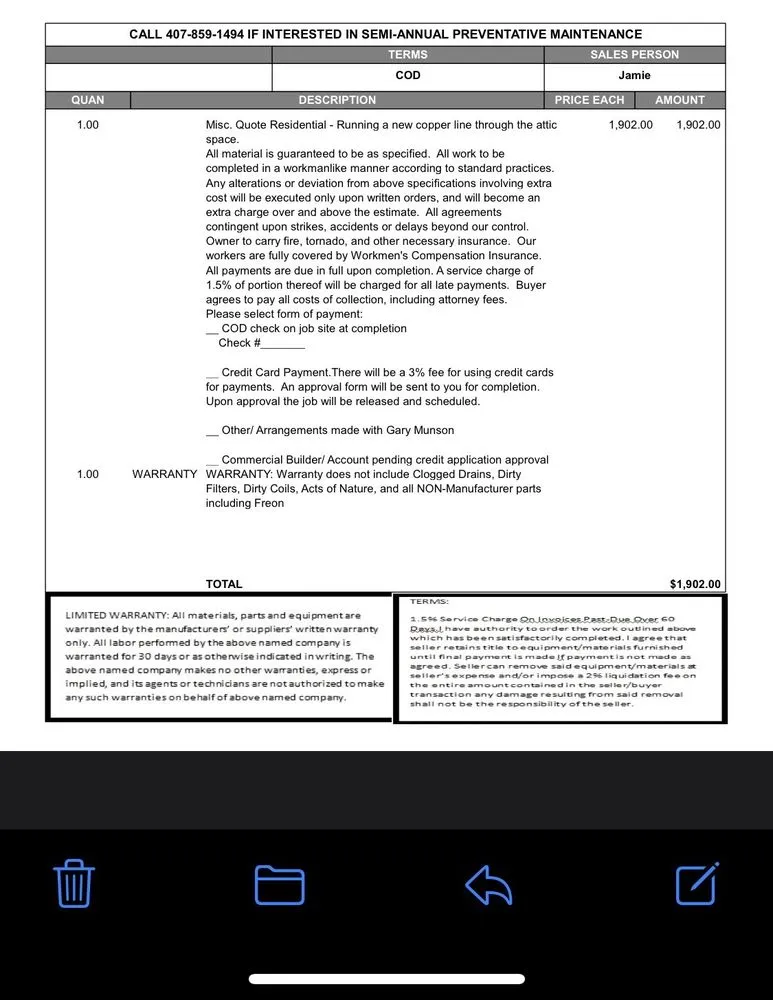 Slide of Gary Munson Heating & Air Conditioning