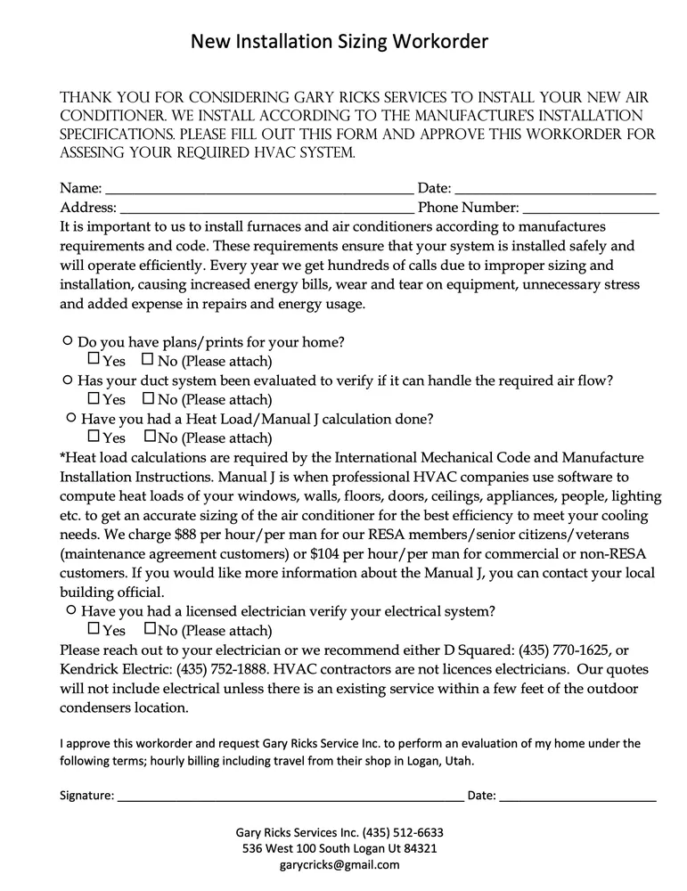 Slide of Gary Ricks Services Inc