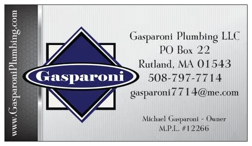 Slide of Gasparoni Plumbing LLC