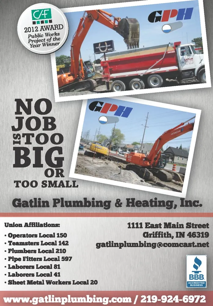 Slide of Gatlin Plumbing & Heating