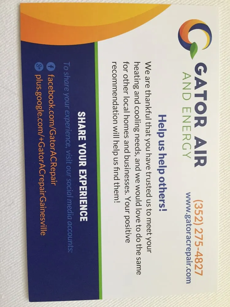 Slide of Gator Air & Energy