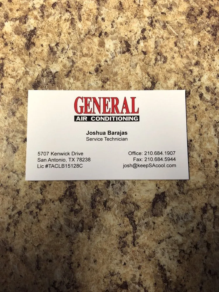 Slide of General Air Conditioning