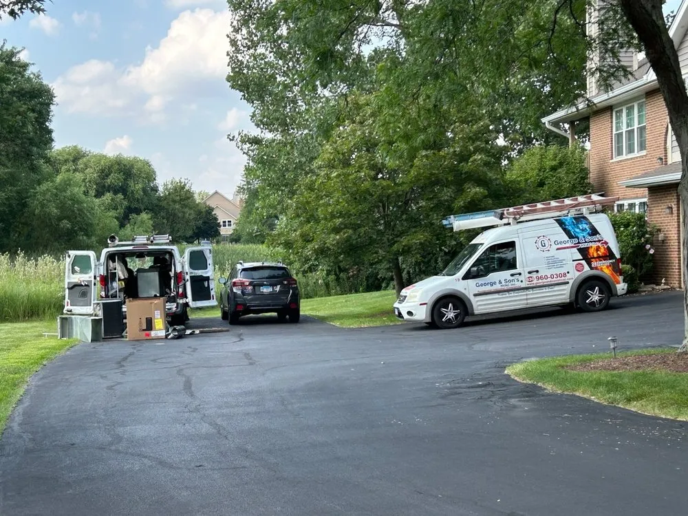 Slide of George and Son's HVAC