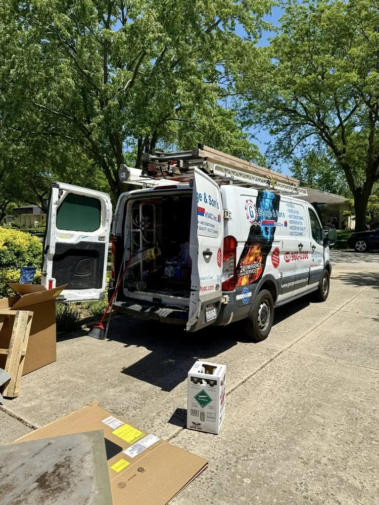 Slide of George and Son's HVAC