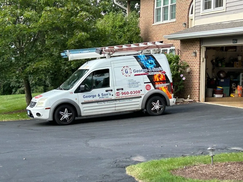 Slide of George and Son's HVAC