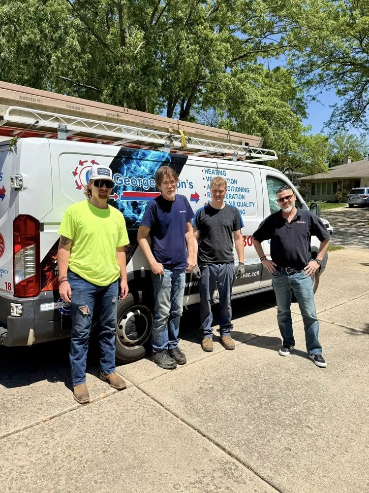 Slide of George and Son's HVAC