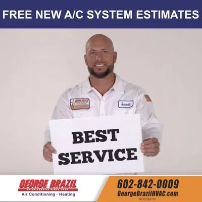 George Brazil Air Conditioning & Heating Logo