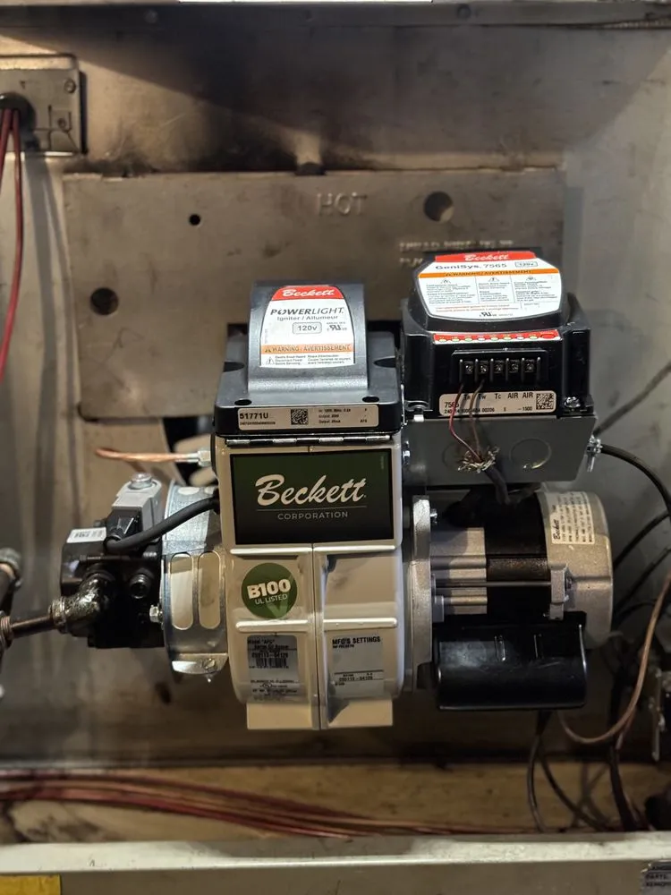 Slide of George Hafner Oil Burner Service