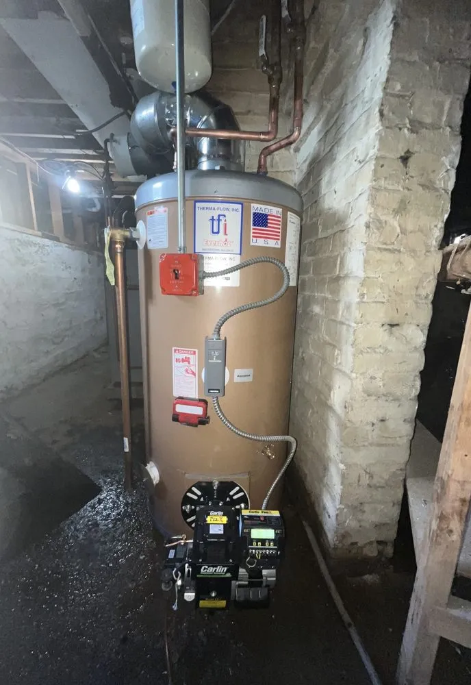 Slide of George Hafner Oil Burner Service