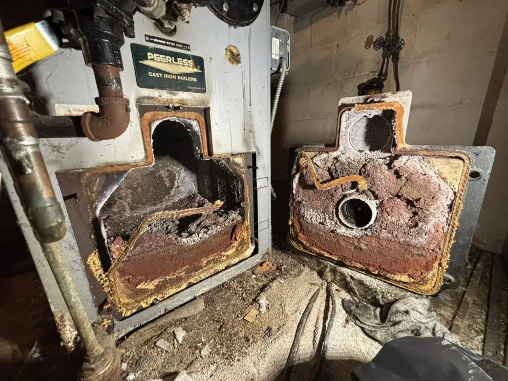 Slide of George Hafner Oil Burner Service