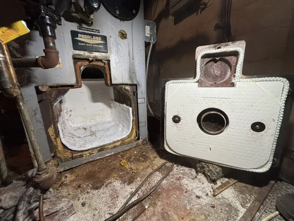 Slide of George Hafner Oil Burner Service