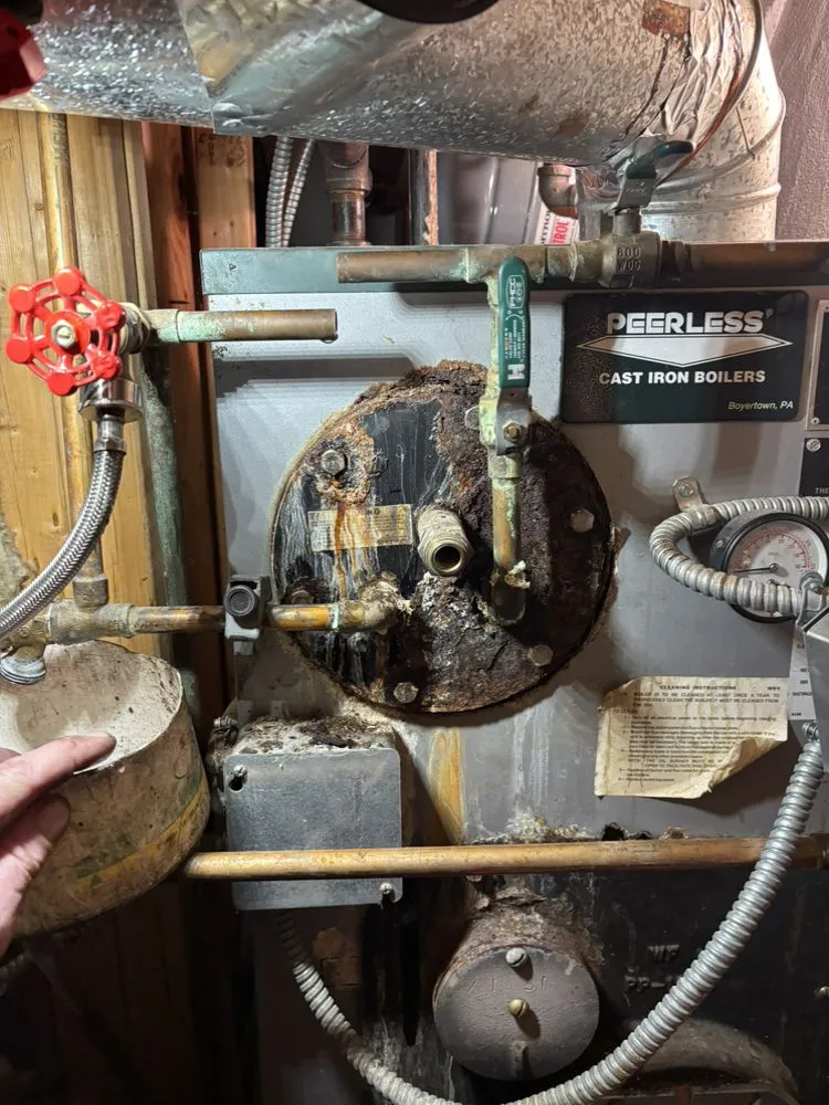 Slide of George Hafner Oil Burner Service