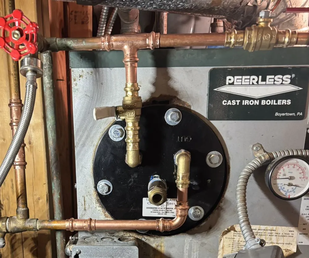 Slide of George Hafner Oil Burner Service