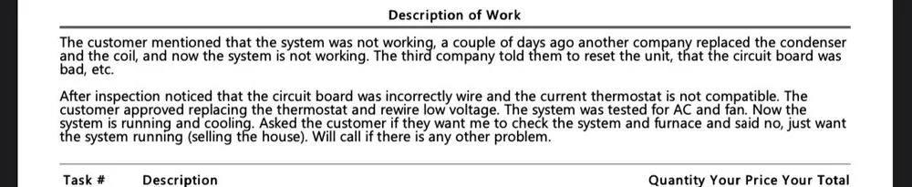 Slide of George's A/C & Heat