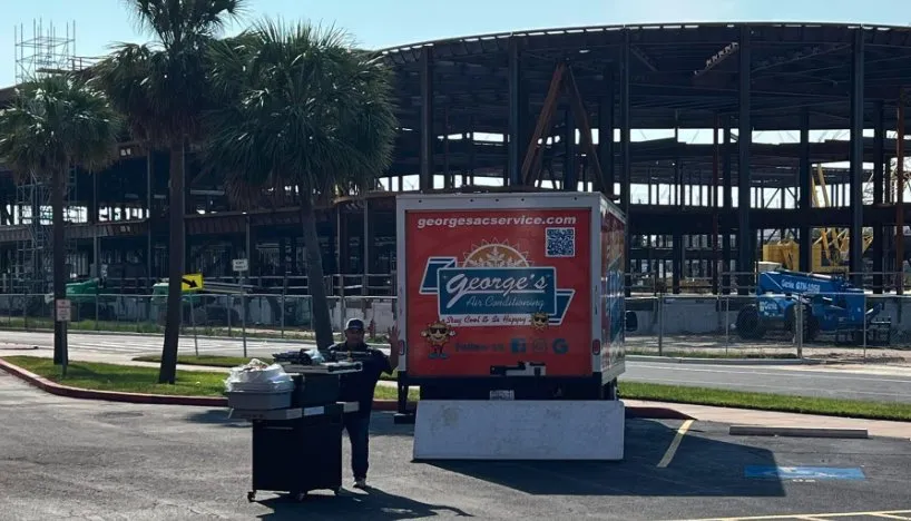 Slide of George's Air Conditioning