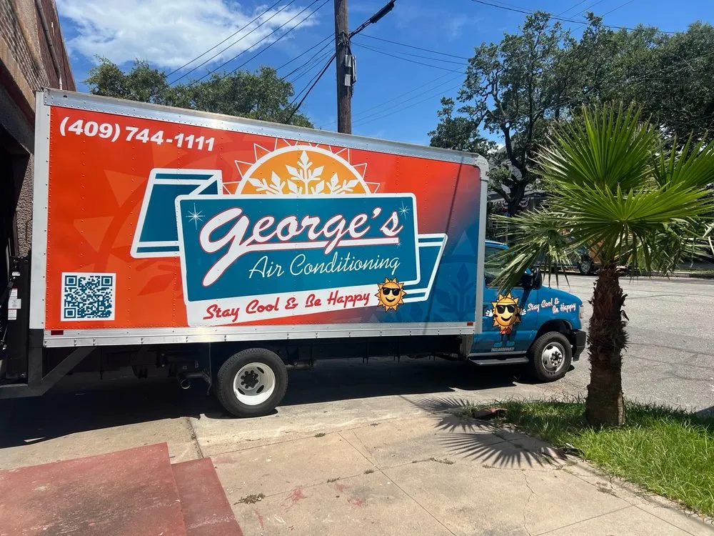 Slide of George's Air Conditioning