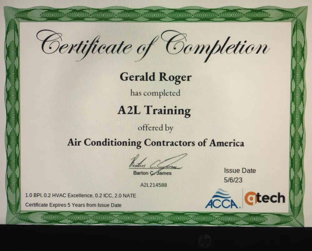 Slide of Gerald HVAC