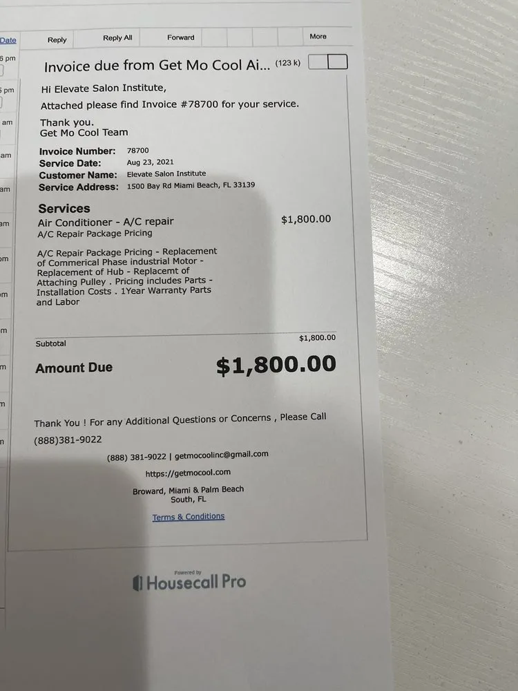 Slide of Get Mo Cool Air Conditioning