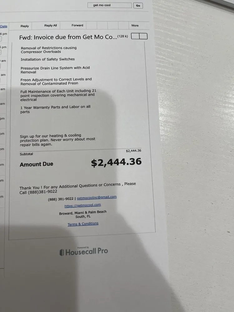 Slide of Get Mo Cool Air Conditioning