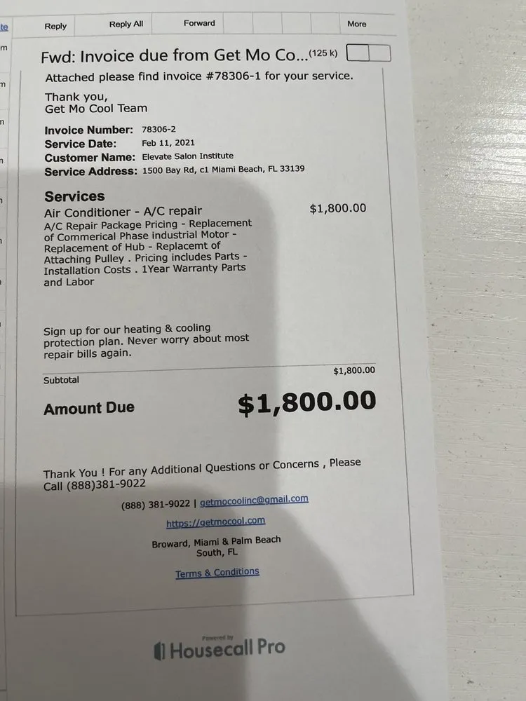 Slide of Get Mo Cool Air Conditioning