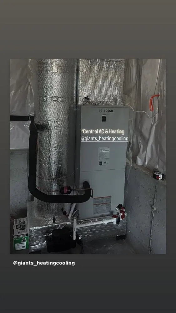 Slide of Giants Heating And Cooling