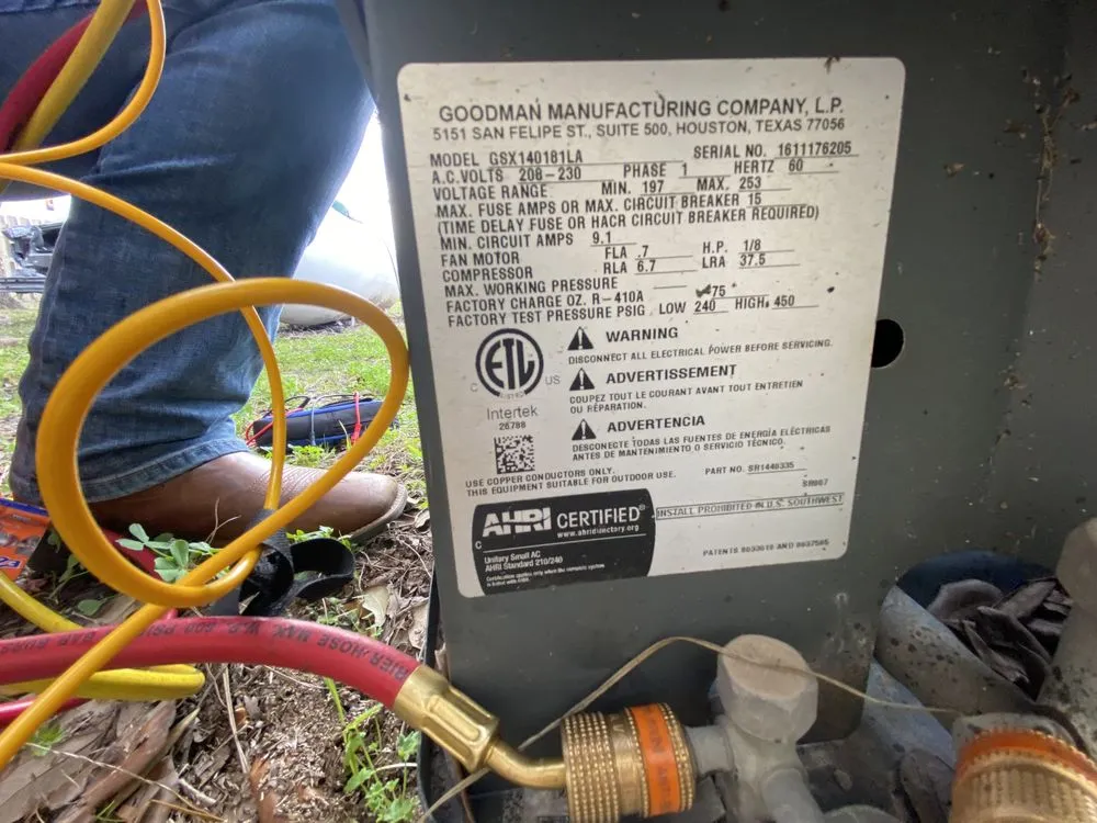 Slide of Gilbert's Air Specialists