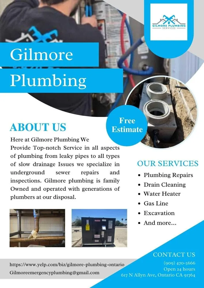 Slide of Gilmore Plumbing