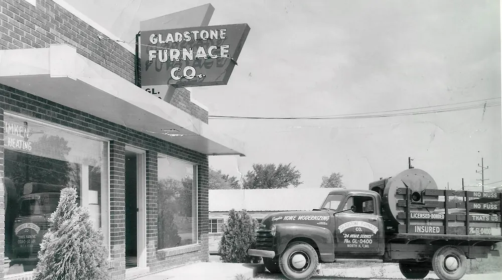 Slide of Gladstone Furnace & A/C