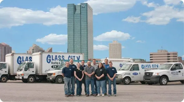 Glass City Heating & Air Conditioning Logo