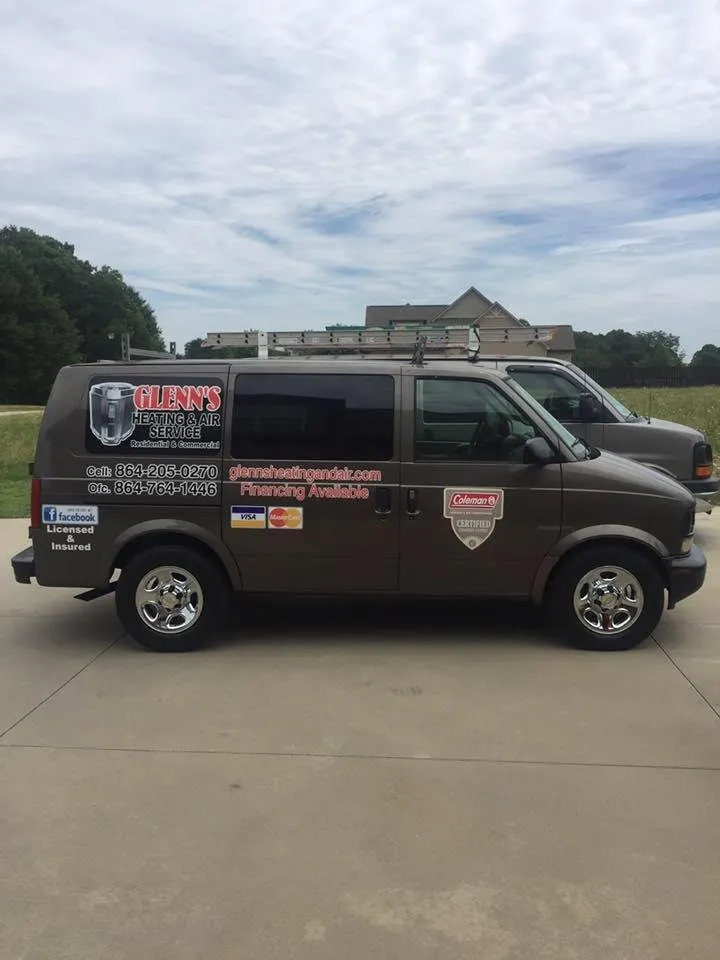 Slide of Glenn's Heating & Air
