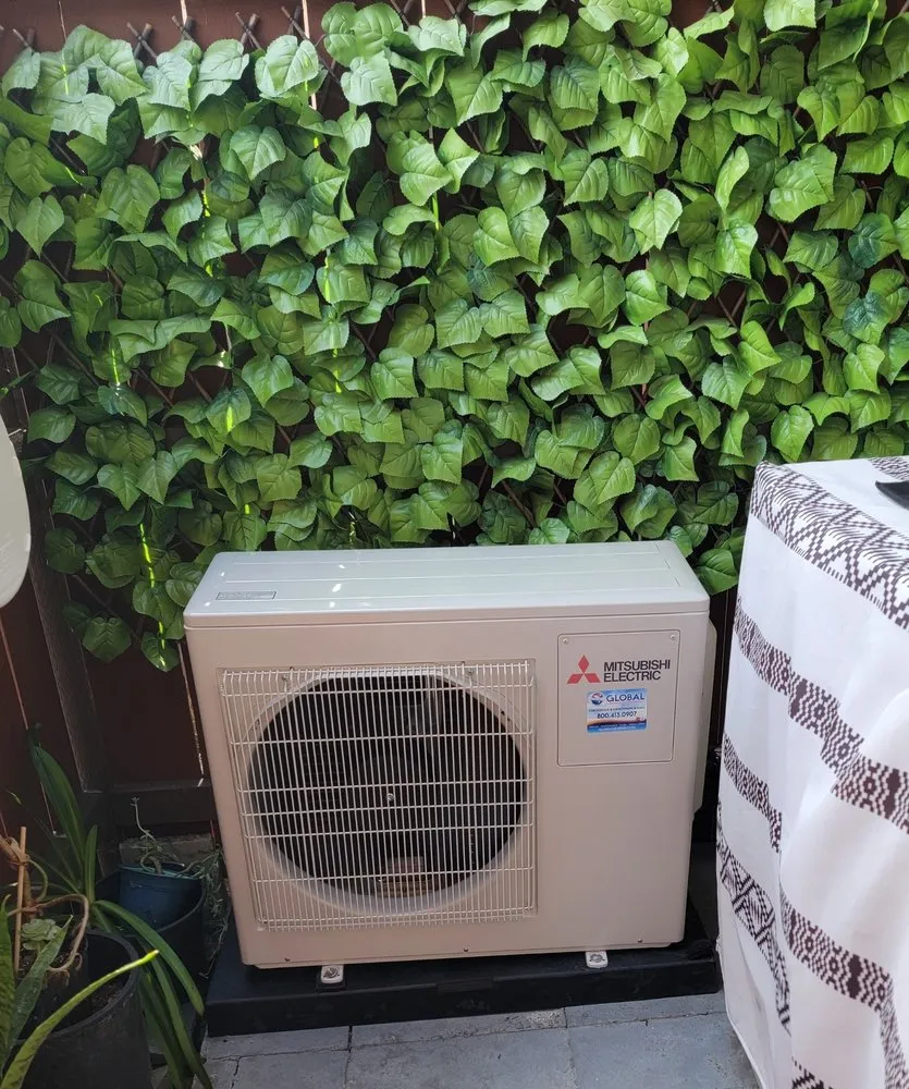 Slide of Global Heating and Air Conditioning