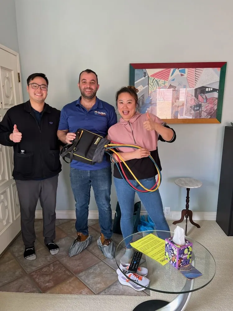 Slide of Global Heating and Air Conditioning