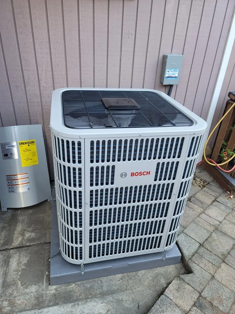 Slide of Global Heating and Air Conditioning