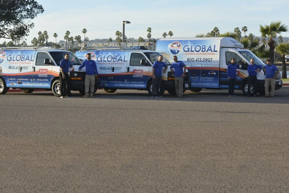 Slide of Global Heating and Air Conditioning