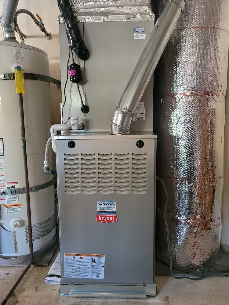 Slide of Global Heating and Air Conditioning