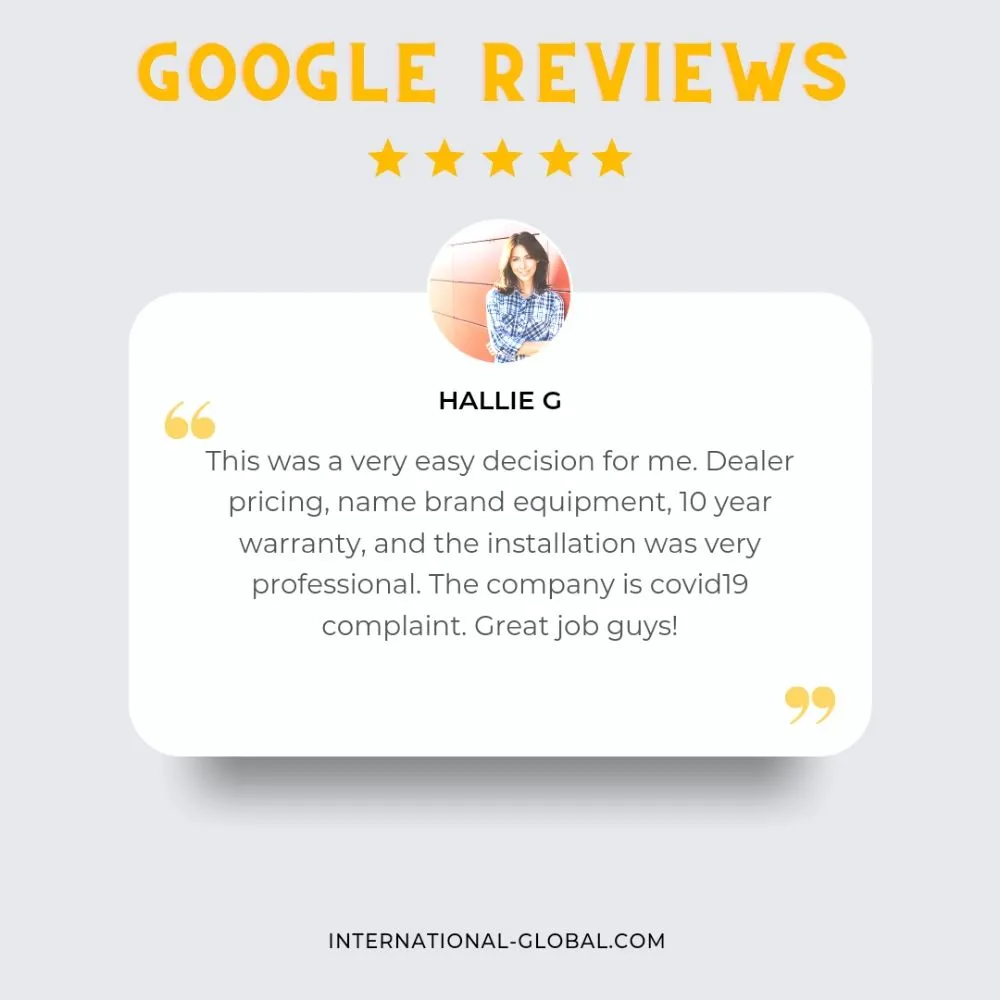 Slide of Global International HVAC