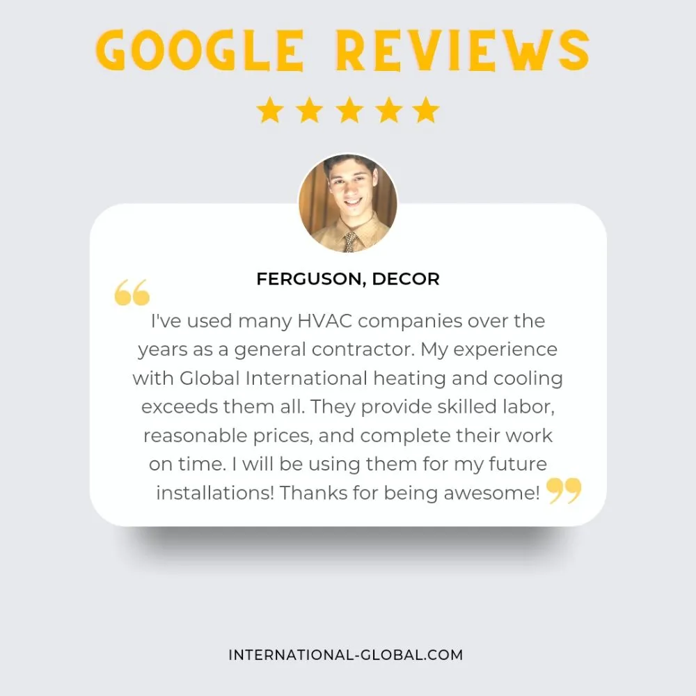 Slide of Global International HVAC