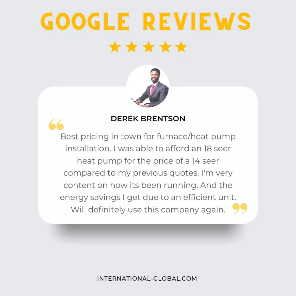 Slide of Global International HVAC